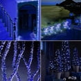 thumbnail image 3 of Twinkle Star Christmas Decoration Silver Wire Fairy String Lights, Christmas Lights, Blue, 33ft, 100 LEDs, 1-Pack, 3 of 6