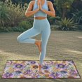 thumbnail image 5 of XYZCANDO Flowers Pattern Design Car Seat Cover Towel Breathable for Beach Workout, Long-Lasting Sweatproof Seats Protectors Washable, 5 of 11