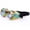 Colorful, variant on LELINTA Psychedelic Laser Kaleidoscope Glasses Cosplay New Colored Diamond Lens Retro SteampuLELINTA Goggles