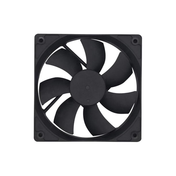 Matsuzay Computer Case Fan Black Quiet DC Pin Heat-removal Dissipation 12V Performance 2 PC Connector Accessories Supplies Type2 NO2