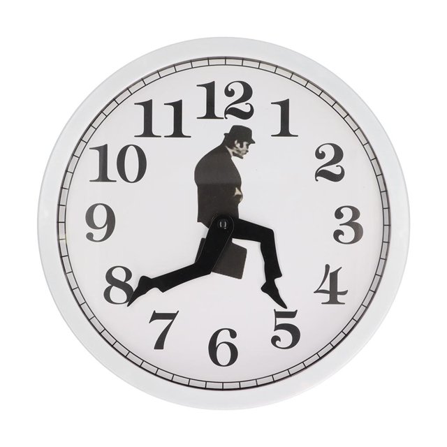 Bearachild Reloj de pared para caminar, reloj de arte moderno colgante silencioso, alimentado por batería, reloj decorativo ampliamente utilizado para el Decoración del hogar Blanco Bearachild HA027299-01