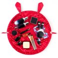thumbnail image 4 of transemion Travel Toiletry Drawstring Bag Cosmetic Makeup Storage Bags Sundries Organizer Pouch Home Outdoor Bathroom Toilet Red, 4 of 9