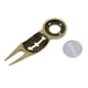 thumbnail image 5 of Herramienta de Reparación de olf , de Pelota olf Desmontable de Metal , Herramienta de Alineación de Pelota Cola Fork de reparación de divot de golf, 5 of 7