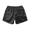 thumbnail image 4 of Mens Satin Shorts Silk Boxers Split Side Lounge Shorts 3 Inch Pajama Bottoms, 4 of 5