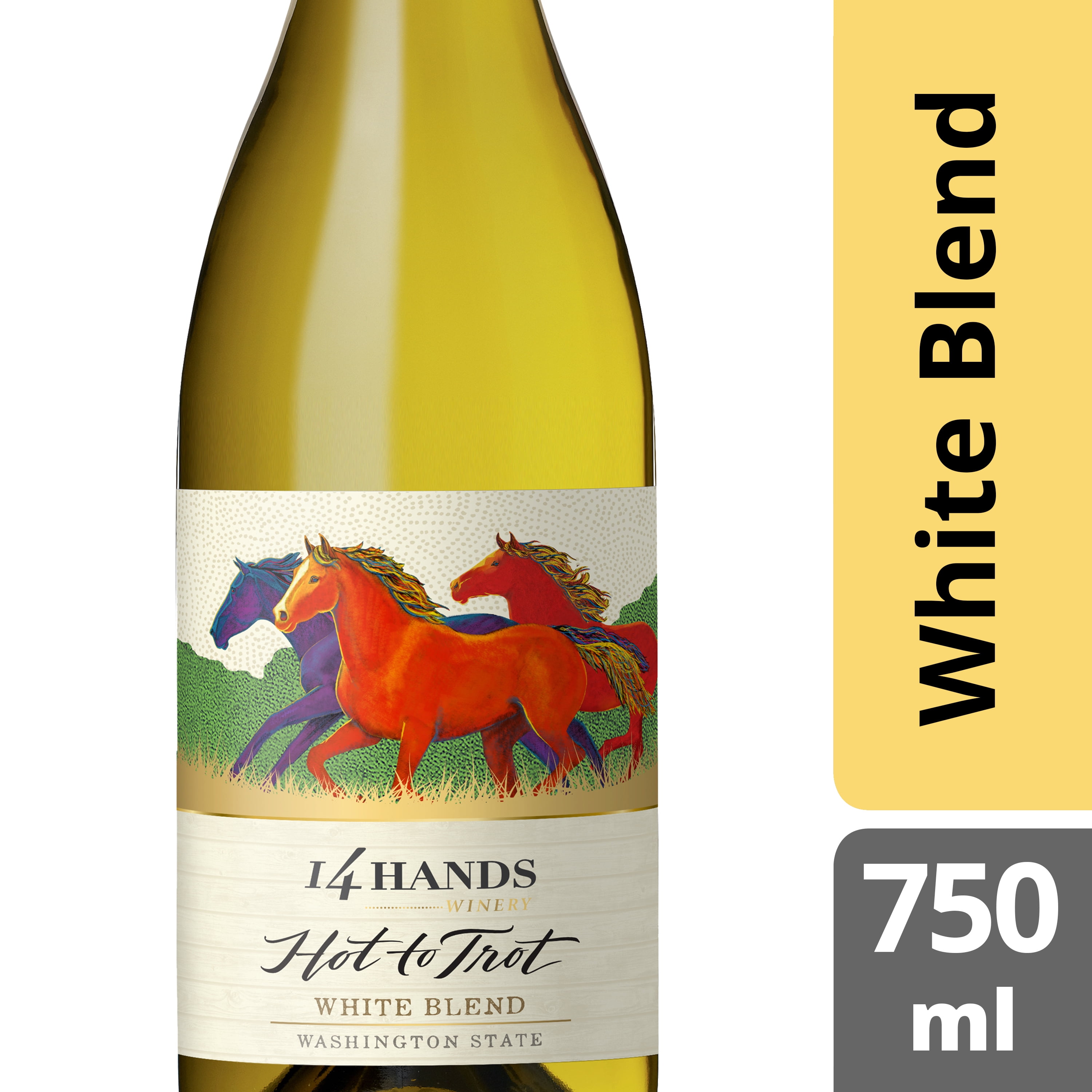 14 Hands Hot To Trot White Blend Wine 750 mL