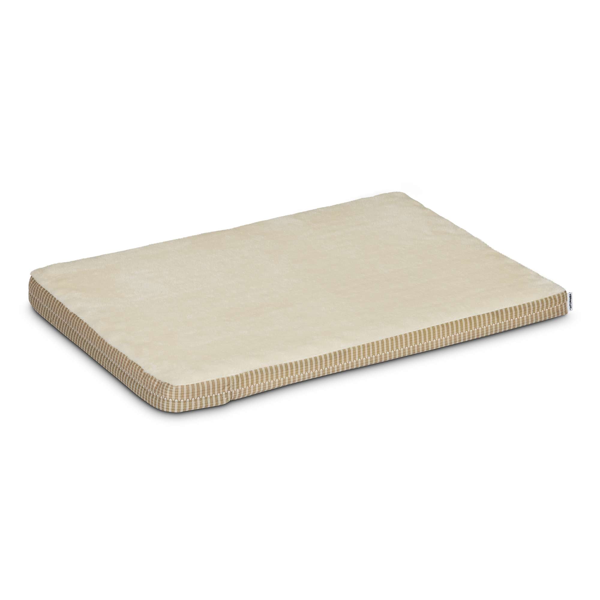 Vibrant Life Orthopedic Foam Dog Bed, Tan , Medium 29" x 20"