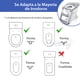 thumbnail image 5 of MAGMALIFE Baño Entrenador para Bebé, Asiento Entrenador para Baño con Escalera Antideslizante, Taburete Plegable Infantil para Taza de Baño, Fácil de Guardar, Asiento Ergonómico, Edad de 2 a 5 Años, 5 of 7