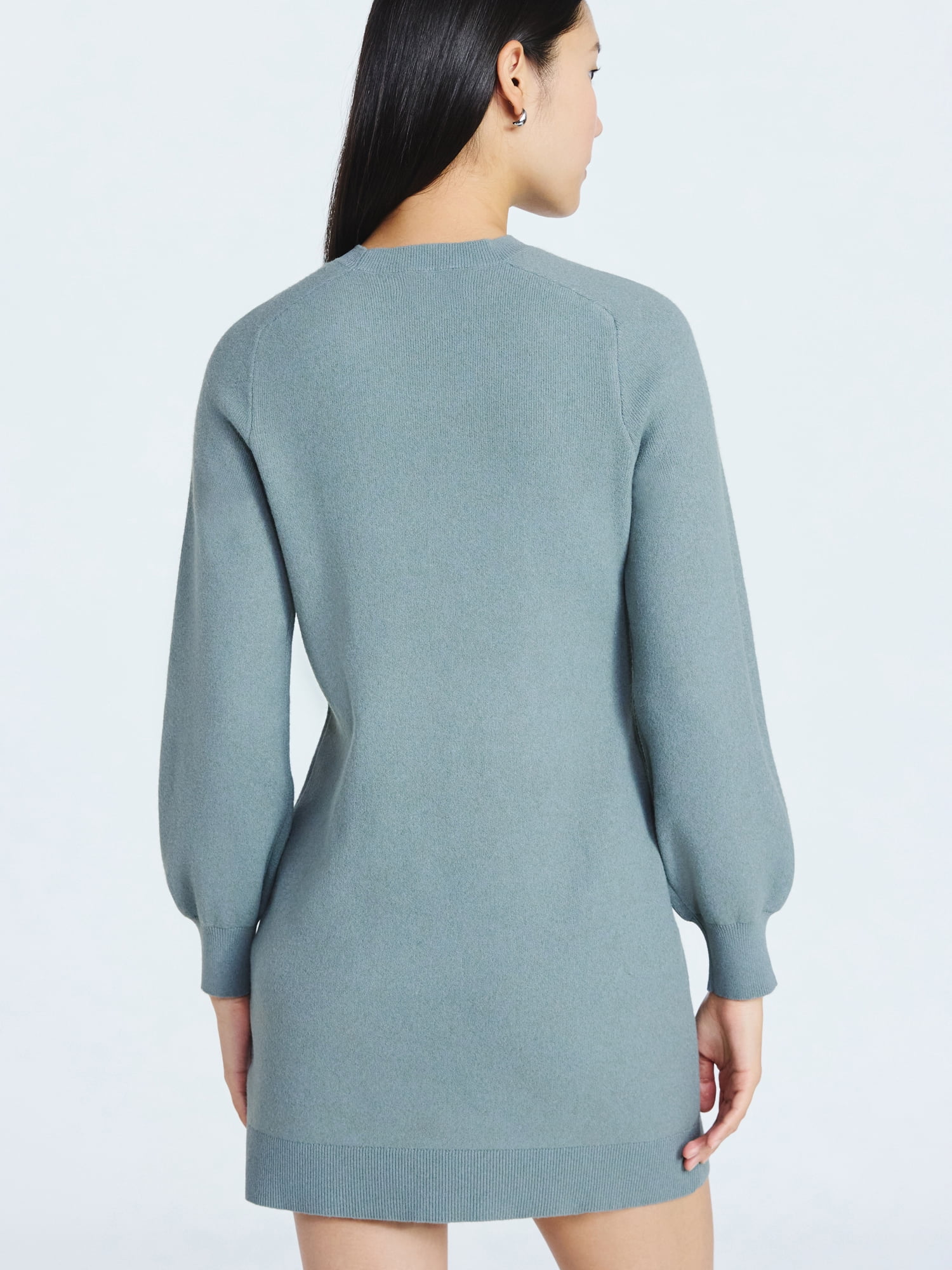 Scoop Women's Saddle Sweater Dress with Long Sleeves, Sizes XS-XXL