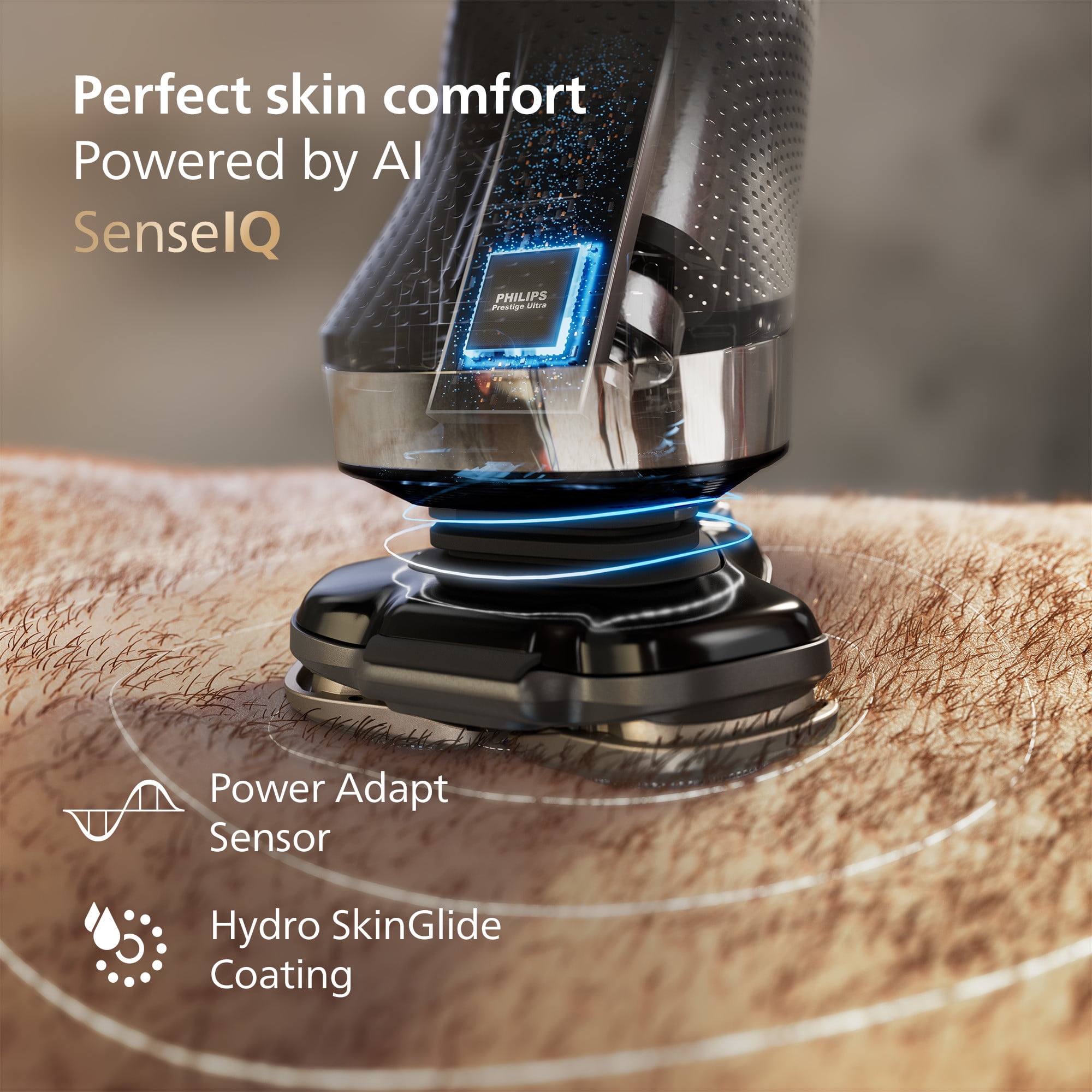 Philips Norelco Shaver I9000, Wet & Dry Electric Shaver, 360 Rotating Precision Blades, X9001/81