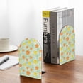 thumbnail image 5 of Lsque Tree Palms Lemon Printed Wood Bookends,Non-Skid Bookend for Shelves,Heavy Duty Support Bookends,Non-Slip Foam Pads for Office, Home, and Library,1 Pair, 5 of 8