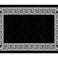 thumbnail image 4 of LaModaHome Non-Slip Rug Seamless Greek Wave Pattern Rug Washable Mat Child Stain Resistant Living Room Kitchen Carpet - Size: 6,6X9,2ft(200X280cm), 4 of 5