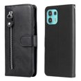 thumbnail image 3 of Estuche de Cuero PU con Cierre para Motorola Edge 20 Lite , Funda Protectora con Billetera y Correa, 3 of 6