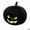 Black, variant on WYBXZ Black Halloween Pumpkin Throw Pillow, Evil Jack-O'-Lantern Plush Cushion for Summer Bed, Sofa Accent (143)