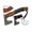 Brown & Black A, variant on India Made AX-6801 Nylon Fiber Black Coated Camp Axe