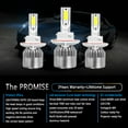 thumbnail image 4 of 2x For Dodge Ram 1500 2006 2007 2008 2009 2010 H13 9008 LED Headlight Bulbs High/Low 6000K White, 4 of 10
