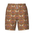 thumbnail image 4 of Lsque Mens Swim Trunks Owl Mandala Pattern - Bathing Suit Compression Liner - Beach Swim Shorts Swimwear - (S-3XL) - Stretch Quick Dry -3X-Large, 4 of 9