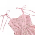 thumbnail image 5 of XXWXYD Children Suspender Dress Mesh Embroidery Bow Skirt Pinafore Jumper Fashion Cute Par𝗍y School Outfit Girls Toddler Kid Casual Play, 5 of 9