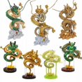 thumbnail image 2 of Dragon Ball Z Shenlong figura de acción Anime Cyan Gold Shenron deseando dragón modelo Super Saiyan estatuilla estatua juguetes niños regalos, 2 of 4