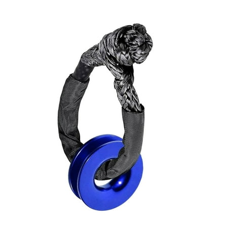 

Winch Snatch Recovery Recovery for Tow Rope for Soft Shackle Recovery Replacement Durable for Soft Shackle ATV UTV SUV Blue with rope