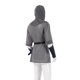 thumbnail image 5 of Camisas con mangas de codo lisas para hombre, pantalones cortos, jersey de cuello redondo, conjuntos de ropa de cosplay suaves y cómodos, blusa de poliéster para hombre, 5 of 8