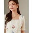 thumbnail image 2 of High-end embroidered floral dress, 2 of 7