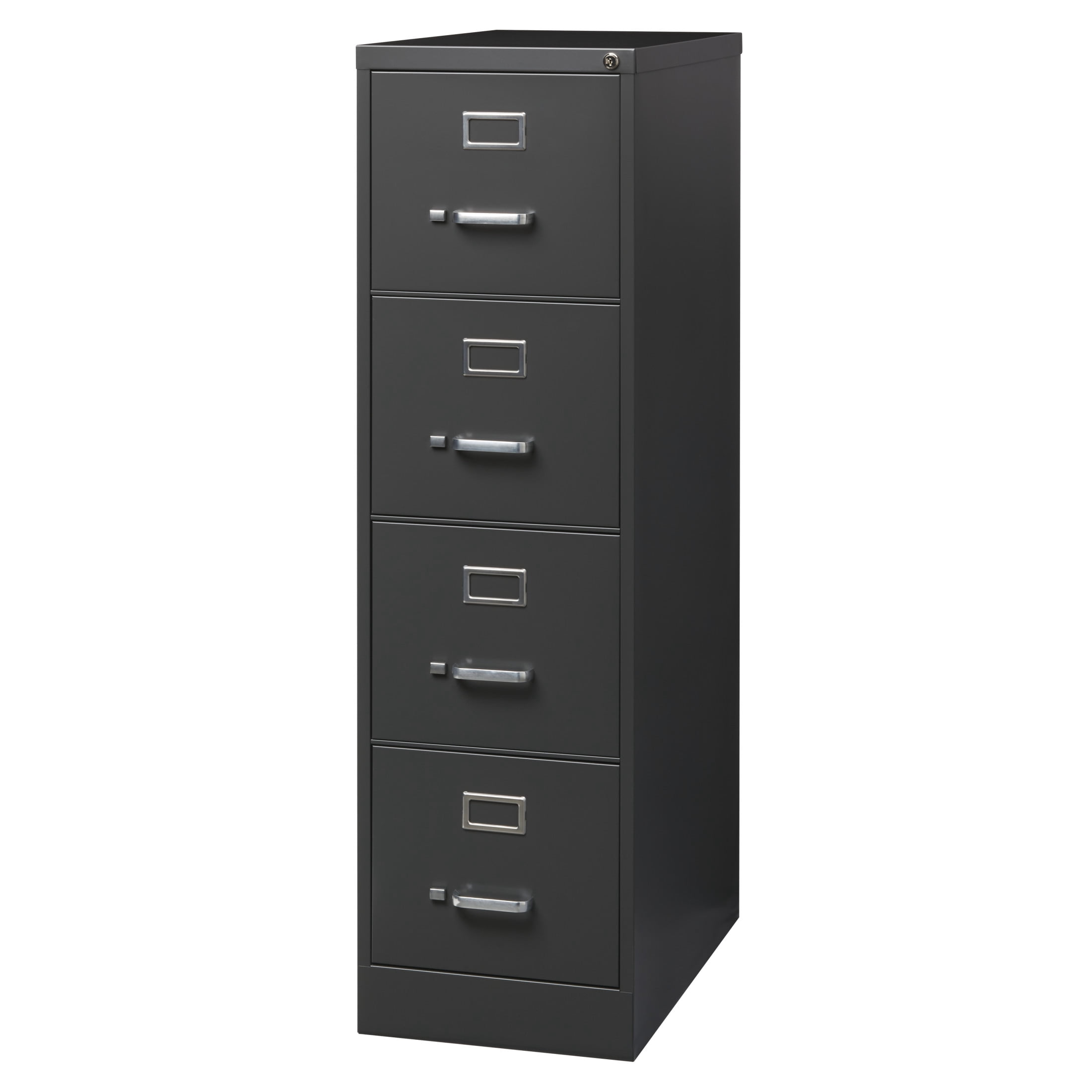 Hirsh 26.5" Deep 4 Drawer Letter Width Vertical File Cabinet, Commercial Grade, Charcoal