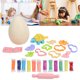 thumbnail image 5 of Juguete de plastilina mágica suave para manualidades arcilla de moldeo ultraligera segura ultraligera suave ultraligera con herramientas para esculpir para cumpleaños ANGGREK Otros, 5 of 8