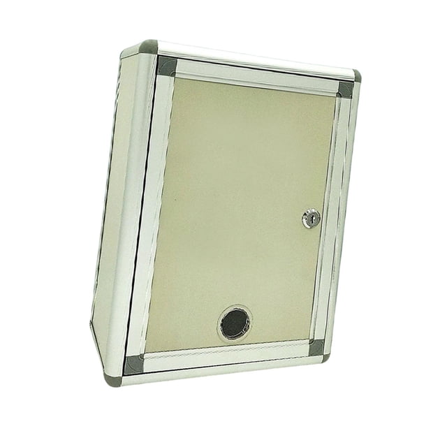 Caja de sugerencias con caja de correo bloqueado Estilo vintage con llaves Case de carta de buzón montada en la pared para la oficina de la entrada al