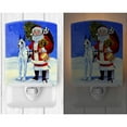 thumbnail image 2 of Caroline's Treasures 7083CNL Harlequin Great Dane with Santa Claus Ceramic Night Light, 6x4x3", multicolor, 2 of 2