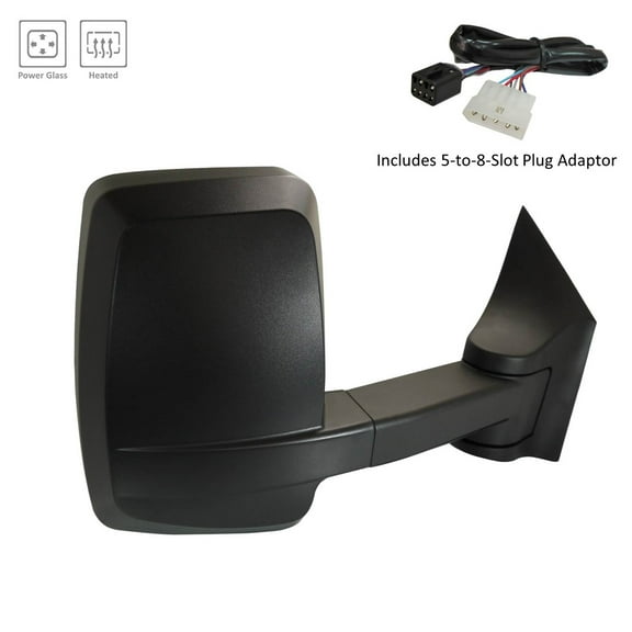New Aftermarket  Premium Passenger Door Mirror Power Box Truck Heated Not Painted 15937981 fits 2003 Chevrolet Express 1500