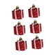 thumbnail image 5 of 6 piezas de caja de regalo, adornos colgantes, accesorios de fiesta, decoración del hogar, regalos ideales para Navidad Rojo, 5 of 9