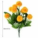 thumbnail image 2 of Ramo de flores de simulación de 9 cabezas, tela, adorno floral falso, decoración para el hogar, sala de estar, verde, rojo Yuarrent HA8158-04B, 2 of 6