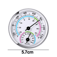 thumbnail image 2 of Indoor Outdoor Thermometer 2 in 1 Temperature Humidity Gauge Analog Hygrometer for Indoor Outdoor., 2 of 5