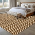 thumbnail image 4 of Country Farmhouse Area Rugs 5'x8', Washable Small Throw Rugs for Classroom Bedroom, Vintage Plants Lines Pattern Brown Indoor Outdoor Rug Non-Slip Low Pile Carpet Runner Reversible Floor Mats, 4 of 8