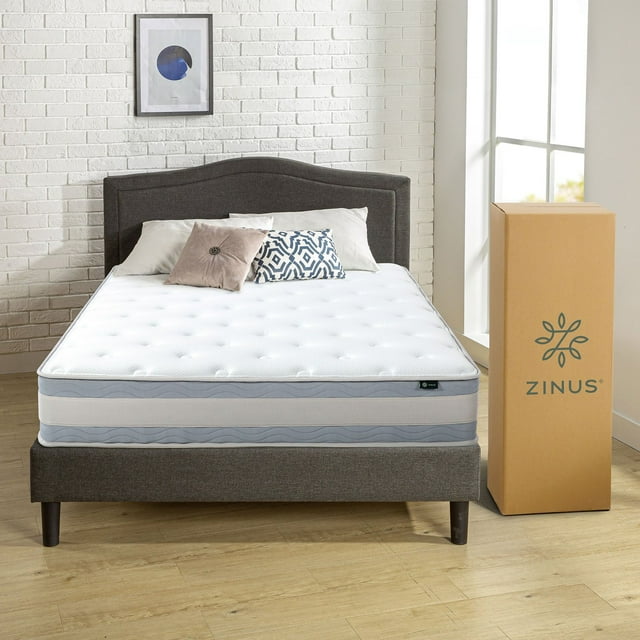 ZINUS Night Therapy Green Tea 10” Hybrid Mattress