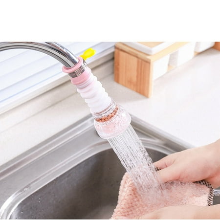 

LNKOO Water Tap Extender Bathroom Kitchen Faucet Head Filter Maifanite Magnetic Purified Water Saver 360 Rotate Swivel Prevent Splash Healthy Kitchen