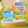 thumbnail image 1 of Oefntac up to 40% off Gifts Kid Toys Toy Fabric Book with Crinkle Sound Safe Chew Educational Book Interactive Learning Fabric Book Textured Fabric Reading Material, 1 of 6