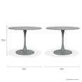 thumbnail image 2 of Mesa Exterior Plastico Pequeña Vittoria 100 Minimalista Circular Mundo In  Vittoria 100, 2 of 8