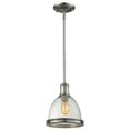 thumbnail image 1 of Z-Lite Mason 1 Light Mini Pendant in Brushed Nickel, 1 of 3