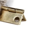 thumbnail image 3 of MOKKHNB 30Pcs Miniature Hinge Golden Steel for Storage Box Shop Use 18Mm * 15Mm, 3 of 8