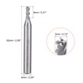 thumbnail image 3 of Unique Bargains 2PCS 6mm Shank 3mm x 8mm Straight Flat Nose End Mill Cutter CNC Router Bits 4 Flute, 3 of 4