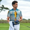 thumbnail image 3 of Wukai Monk Walking On Water Men’s Polo Shirts Sleeve,Camisas Polo Para Hombre,True Classic Tees Men-4X-Large, 3 of 6