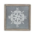 thumbnail image 3 of Cowa Painted Compass on Galvanized Backdrop Wall Decor, 3 of 4