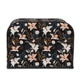 thumbnail image 2 of Lsque Lilies Flowers Print 4 Slice Toaster Cover , Kitchen Appliance Dustproof Protector , Toaster Protector Dustproof Kitchen Appliance Cover, 2 of 7