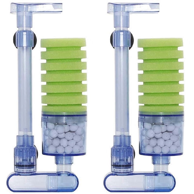 2X Filtro para Acuarios,Acuario Ultra Silencioso,Filtro de Esponja, Xy-2881