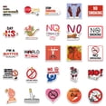 thumbnail image 3 of Paquete de pegatinas «No fumar, Día Mundial Sin Tabaco», 50 unidades, 3 of 3