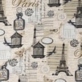 thumbnail image 4 of Waverly Inspirations 2 Yard Cut 100% Cotton Duck Print Fabric Paris Floral Black, 45" Wide for Quilting & Sewing, 4 of 4
