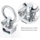 thumbnail image 3 of Stainless Steel L-Track Stud Fitting with Aluminum Keeper - 10-Piece Cargo Control Set, 3 of 5