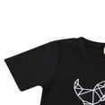 thumbnail image 4 of Boy T-shirt Set  Neck Printed T-shirt Lace Up Short Pants, 4 of 6