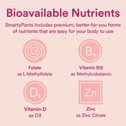 SmartyPants Womens Organic Multi & Vegetarian Omega 3 Gummy Vitamins with D3, C & B12 - 90ct
